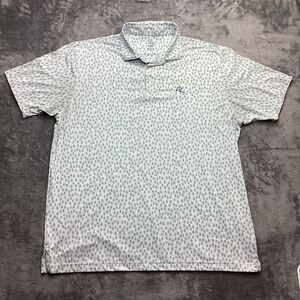 Rhoback Light Gray Patterned Polo Shirt